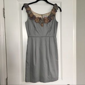 NWOT Anthropologie Silver Dress